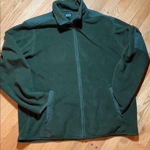 Vintage Roots Green Fleece zip up